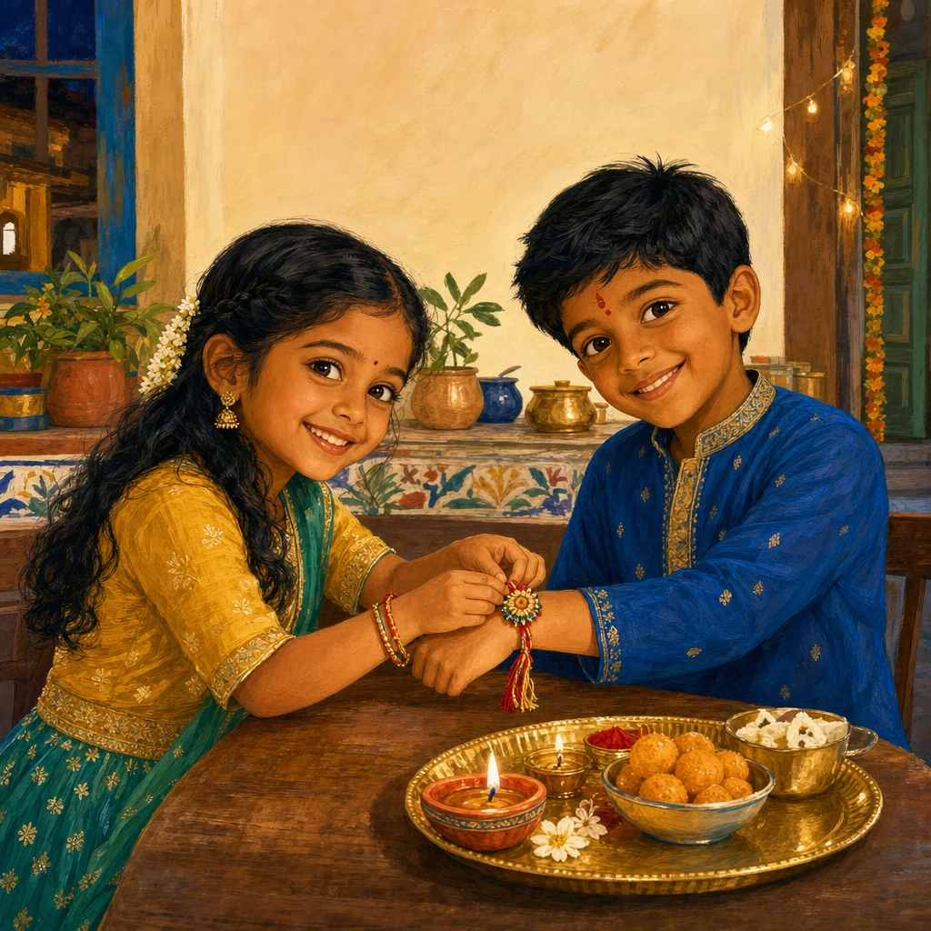 Il rakhi che hai fatto tu