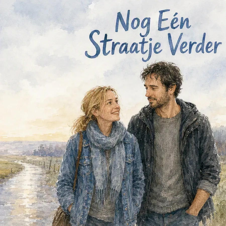 Copertina di un libro di San Valentino personalizzato con Eva e Daan in riva all'acqua